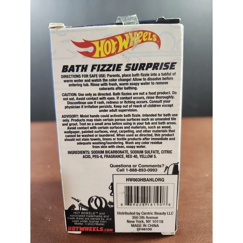 Hot Wheels Bath Fizzy Surprise